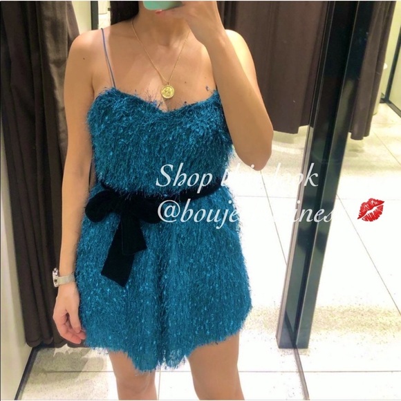 ZARA BNWT Belted Fringed Playsuit Jumpsuit - Picture 5 of 8